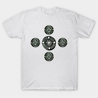 Black Tribal Circles T-Shirt